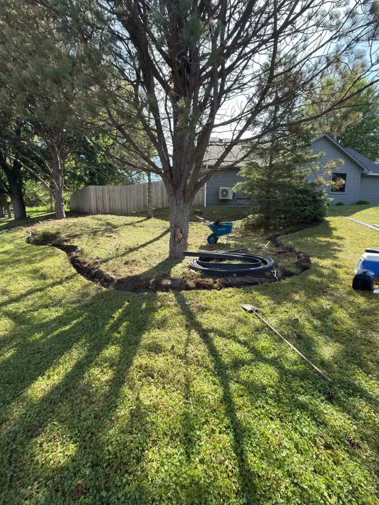 Landscaping Before